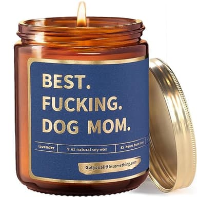 Dog Mom Lavender-Vanilla Soy Candle